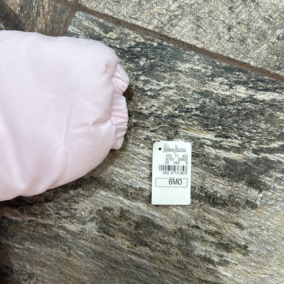 NWT Petit Bateau pink microfiber snowsuit size 6 months - Picture 5 of 6